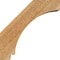 Ekena Millwork 4"W x 8"D x 8"H Imperial Rough Sawn Knee Brace, Western Red Cedar BRC04X08X08IMP00RWR - alternate 3